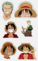 One Piece A5 uncut Anime Stickers, Luffy  Straw Hat Pirates Monkey D. Luffy,  Zoro ,Nami | Naruto. 