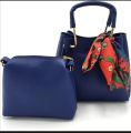 Girls and Ladies Soft Shoulder Handbag with Mini Side Pouch and Long Strap 7 x 7.5 x 3.5 Inch. 
