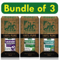 Bio Shop™ Set of 3 Essential Oils Aromatherapy Essential Oil -  Lavender, Rosemary, Peppermint 100% Pure & Natural. 