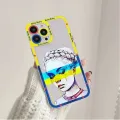【Pizazzazz】 Ukraine Flag girl Pattern Phone Case for iPhone 11 12 13 Mini Pro Max 14 Pro Max Case shell. 