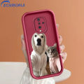 ZCSIBORUI for Vivo S1 Pro Back Cover Cool Hoodie Cats Dogs Group Photo Pattern Soft Camera Protection Rubber Square Ladder Phone Case. 