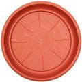 Pack of 4 Plastic Terra Cotta Round Plant Saucer Drip Trays Garden Pot Base. 