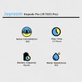 Joyroom Airpods Pro bluetooth 5.3 compatible with android and iphone Joyroom JR-T03S Pro hd quality with free airpods case. 