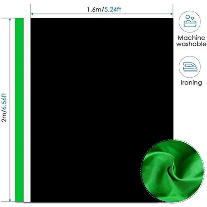 Amzdeal%20Photography%20Backdrop%20Stand%20kit%20with%206.6%20ft%20x%2010%20ft%203%20chroma%20key%20(Green,%20white%20&%20black)%20%7C%20chroma%20key%20background%7C%20chroma%20key%20stand%20-%20Image%206
