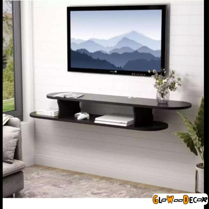 2-Tier%20Wall-Mounted%20Media%20Console,TV%20CONSOL%20ROUND%20BLACK,ROUNDED%20FLOATING%20TV%20SHELF%20ENTERTAINMENT%20CENTER%20WALL%20MEDIA%20CONSOL,,LED%20Console,wall%20shelf%20,%20tv%20consol%20,%20decore,%20furniture,Space-Saving%20Media%20Console%20,Contemporary%20TV%20Console,GLOWOODECOR,Sleek%20Wall-Mo%20-%20Image%205
