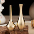 Mini Pure copper vase gold decor living room Antique vase unique flower vase Adorelove. 