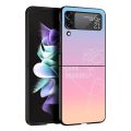 Love Yourself Flower Heart Line Kpop Case For Samsung Galaxy Z Flip 4 5 3 z Flip5 Flip4 5G Hard Phone Cover Flip3 Split Folding Mascaraara. 