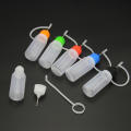 Sample drop Plastic dropper Easy to use 10ml capacity Dropper tip Needle bottle Plastic material Squeezable Eye liquid dropper for Laboratory experiments Cosmetics industry DIY crafts Medical use Art. 