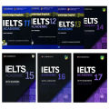 Cambridge English IELTS Academic 11 to 18 books with audio qr code. 