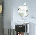 Self Adhesive Apple Shape Bevelled Sticker Mirror. 
