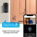 Smart WiFi Wireless Video Doorbell  V5 (Black). 