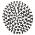 WS2812 SK6812 Radius 110mm LED Ring 5050 DC5V DIY LED Ring Built-In RGB Addressable LED Ring 93 Bits LEDs. 