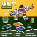 Electric Gel Blaster AK-47 Toy Gun Ultimate Outdoor Fun - Biodegradable Gel Balls, Graffiti Skins, Fast-Action Blasting, Perfect for Backyard Battles and Group Play Ages 14+ ( Multiply color and Design ). 