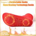 Enigma- Cotton Socks Heated Socks with Silicone Soles Keep Feet Warm for 24 Hours Perfect for Cold Weather High Elasticity Cozy Sport Socks Ripped Materials Socks. 
