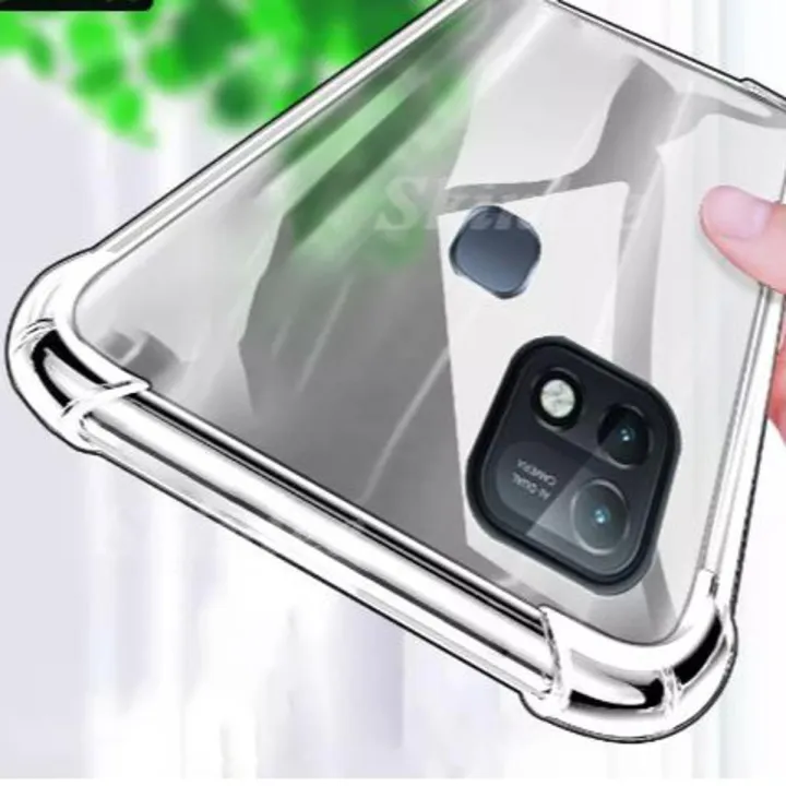 Infinix%20Smart%205%20Pro%20Airbag%20Case%20Anti%20Shock%20and%20Anti-Scratch%20Resistant%20Clear%20View%20Transparent%20Silicone%20Back%20Cover%20-%20Image%202