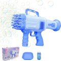 32 Hole Electric Gatling Bubble Gun for Kids, Bubble Gun For Kids with Soap Solution Indoor and Outdoor Toys for Toddlers Automatic Bubble Launcher Machine, Bubble Machine Gun for Girls and Boys Above 3 year's kids (Color as per Stock), |. 