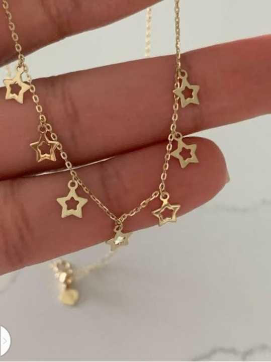 New%20Simple%20%20Star%20Necklace%20Pendant%20Choker%20.W0men%20And%20Girls%20-%20Image%202