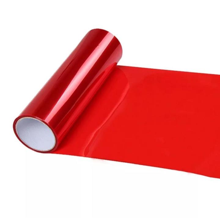 3 feet Super Glossy Shine red Lamination Tape Multi purpose car mobile laptop bike