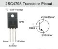 Pack of 10 (5Pair) - Transistor (5PCS 2SC4793+5PCS 2SA1837) C4793 A1837 230V 1A TO220F. 