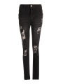 2021 Men's Stretch Skinny Ripped Jeans, Super Comfy Distressed Denim Pants with Destroyed Holes. 