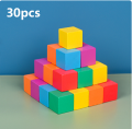 Baby Silicone Building Blocks Montessori Toys for Babies Squeeze Stacker Teething Toys Early Learning Toy Toddler Boys Girls. 