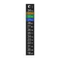 Dual Scale Aquarium Fish Tank Temperature Thermometer Sticker Adhesive Sticky Temperature Gauge. 