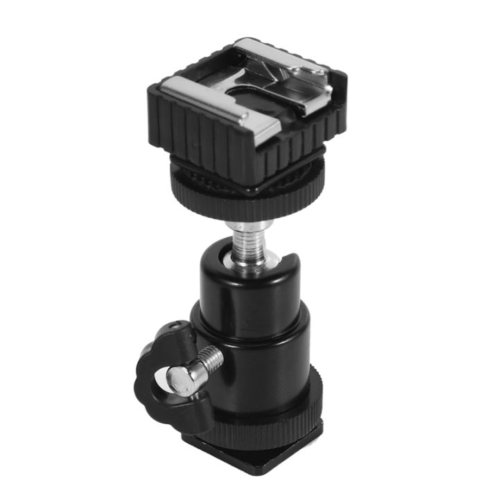 Lcd Monitor Adapter Hot Shoe Cold Shoe Base With 1/4 Inch Female Hole