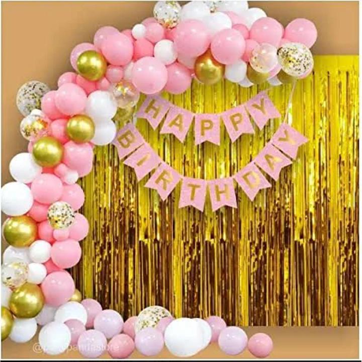 Happy%20birthday%20Theme(%20Pink,%20White%20&%20Gold)-Including%20Pink%20Happy%20Birthday%20cards,%2030%20latex%20Balloons,%203%20Confetti%20Balloons%20With%20Silver%20Back%20Curtain,%20Best%20Set%20For%20Birthday%20Party%20-%20Image%202