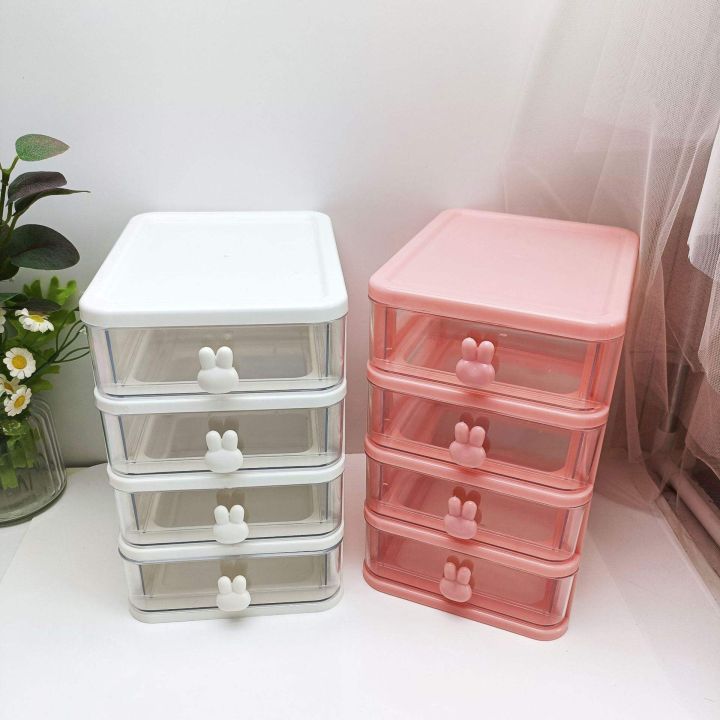 Lipstick%20%7C%20Makeup%20Organizers%20Cute%20Bunny%20Handle%20Plastic%20Storage%20Drawer%20Makeup%20Storage%20Box%20Cosmetics%20Storage%20Shelf%20Plastic%20Storage%20Shelves%20%7C%20Desk%20Organizer%202%20Layers%20Perfect%20for%20Gril%20%7C%20Woman%20-%20Image%208
