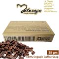 Natureza Handmade Organic Coffee scrub soap Anti aging 85g. 