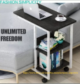 Laptop Stand, Laptop Table, Study Table, Bedside Laptop Table, Side Table, Computer Table with Storage Shelves to work on Bed, Sofa, Chairs, Home Study Table, Writing Table, Laptop Stand Perfect for gift for your loves ones. 
