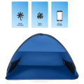 Portable Sun Shade Canopy Beach Sunbathing Shelter Up Personal Sun Protection Quick Installation for 1 People(L). 