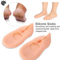 Pair Silicone Foot Care Socks Moisturizing Socks Dry Cracked Feet Rough Skins ( Pack of 1 ). 
