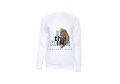 Sweatshirt with the black and white modern The king. 