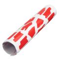 8"x 23" Car Vinyl Hood Body Side Tire Tread Decal Sticker Graphic Truck SUV Auto Red tool. 