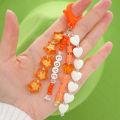 Keychain for Women Girls Keychains Cute Resin Beads Key Chain Keychain Charms Car Key Ring Pendant for Bag Handbag Purse Decoration Mother's Day Gift. 