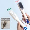 best quality Telescopic Bristles Hair Brush  . after use you can clear and clean the brush. 