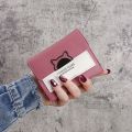 【High-quality】 New Fashion Small Short Wallet Foldable Cute Mini Wallets Cat Shaped Buckle Personality Women Purses.