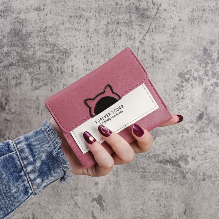%E3%80%90High-quality%E3%80%91%20New%20Fashion%20Small%20Short%20Wallet%20Foldable%20Cute%20Mini%20Wallets%20Cat%20Shaped%20Buckle%20Personality%20Women%20Purses%20-%20Image%204