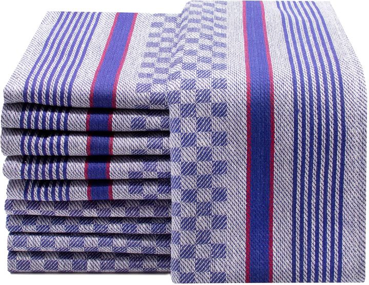 Kitchen%20Towel%20Yarn%20Dyed%C2%A0Chess%20Tea%20Towels%C2%A0Cleaning%20Cloth%206%20pcs%20Value%20Pack%20-%20Image%202