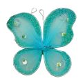 Butterfly Decoration 2.5 Inch By 2.5 Inch Blue Pack Of 10. 