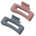 Non-Slip Square Hair Clips, Large Rectangle Clips, Matte Hair Clips for Thick Hair. 