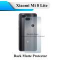 Xiaomi Mi 8 Lite Back Matte Protector Soft Skin Sheet Soft Film Protection For Mi 8 Lite. 