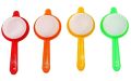 Tea and Coffee Strainers (Plastic Pack of 6), Tea channi Set of 6 Pcs Multicolour chai chalni Plastic Tea and Coffee Strainer, 6 Pieces Tea Strainer. 