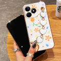 VRQR Love Bracelet Phone Case For OPPO Realme C51 Flower design Soft Cover Realme C53 Narzo N53. 