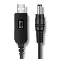 Router Cable WiFi to Powerbank Cable Connector DC 5V to 12V USB Cable Boost Converter Step-up Cord for Wifi Router Modern Fan Speaker. 