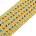 2xElectric Bass Fretboard Note Sticker Fingerboard Students Learning Aid. 