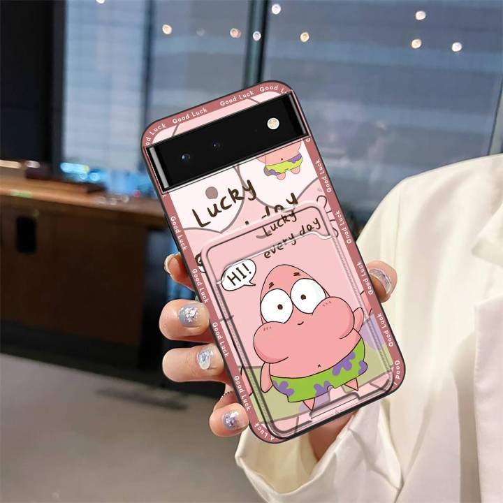 Shockproof%20Card%20sleeve%20Phone%20Case%20For%20Google%20Pixel7%20Dirt-resistant%20Card%20slot%20Graffiti%20Card%20bag%20Durable%20Soft%20case%20Cartoon%20-%20Image%204