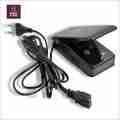 Sewing Machine Motor Foot Control Pedal –(black) | 220-240v 50/60Hz, 3-Pin EU Plug | Sewing machine parts and accessories. 