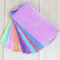 50pcs/set Square Origami Paper Single Side Shining Folding Solid Color Papers Kids Handmade DIY Scrapbooking Craft Decoration. 